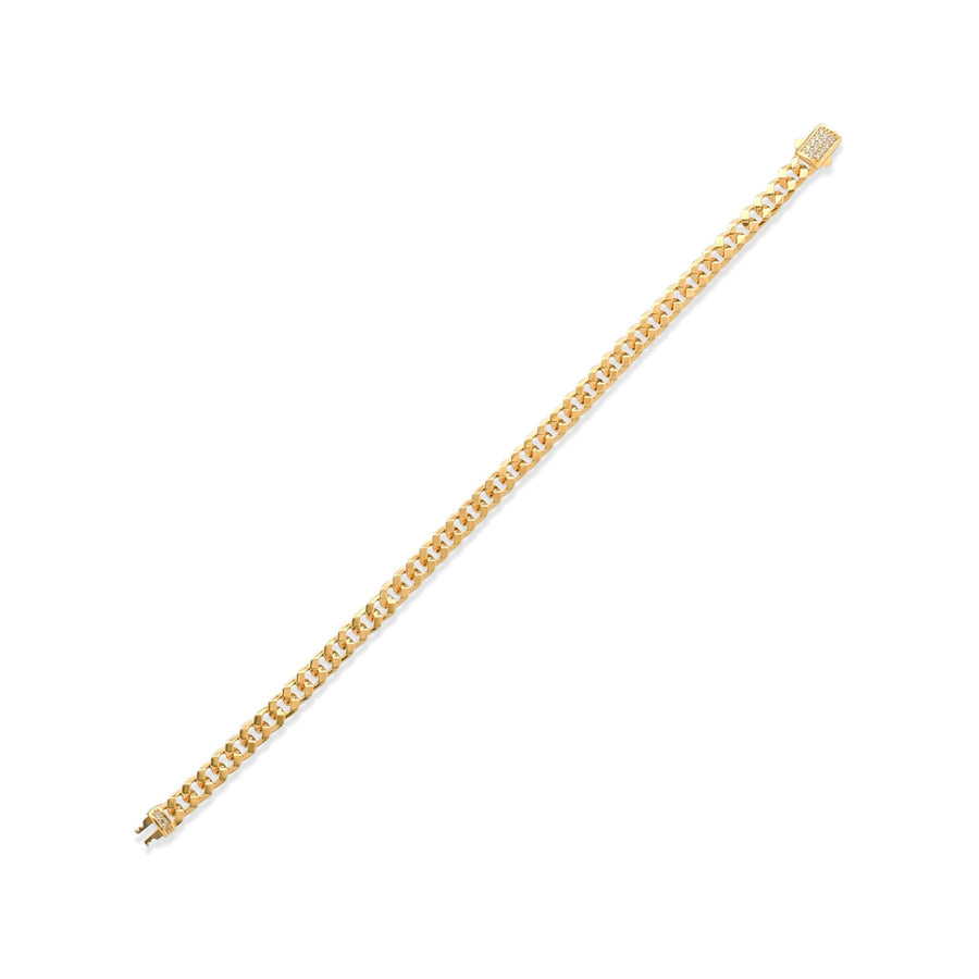 14ct Solid Gold Cuban Link Bracelet - Kolié Fine Jewellery
