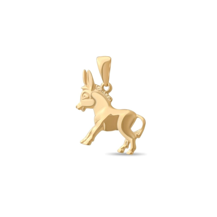 14ct Solid Gold Donkey Pendant | Unique Jewellery | Pendant Only - Kolié