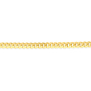 14ct Yellow Gold Panther Head Cuban Link Bracelet - Kolié Fine Jewellery