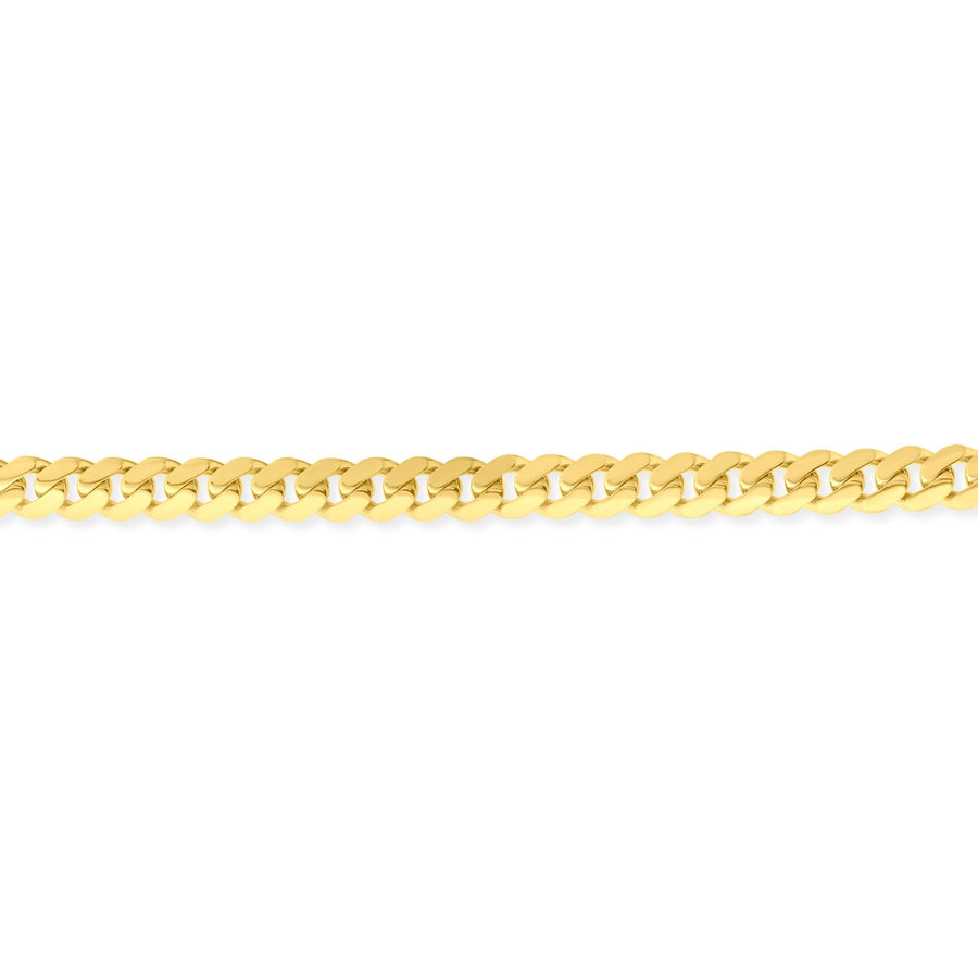 14ct Yellow Gold Panther Head Cuban Link Bracelet - Kolié Fine Jewellery