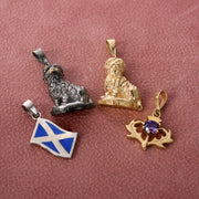 9ct Gold Greyfriars Bobby Pendant – Edinburgh’s Loyal Dog by Kolié Fine Jewellery