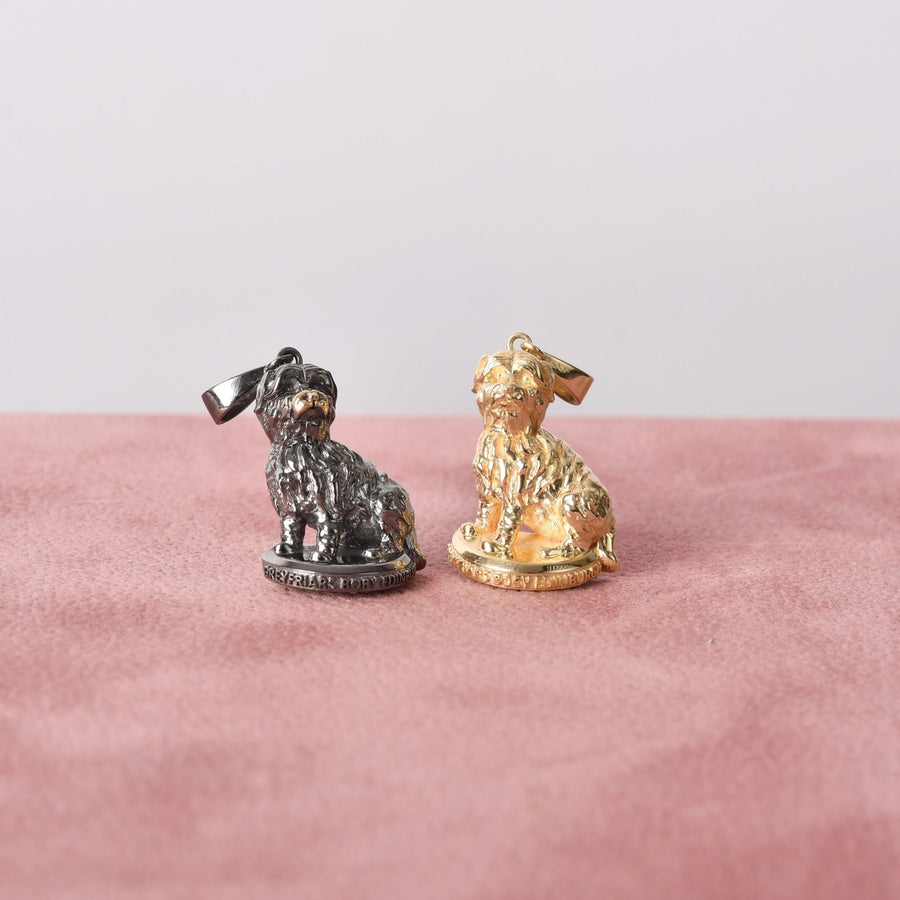 9ct Gold Greyfriars Bobby Pendant – Edinburgh’s Loyal Dog by Kolié Fine Jewellery - Kolié