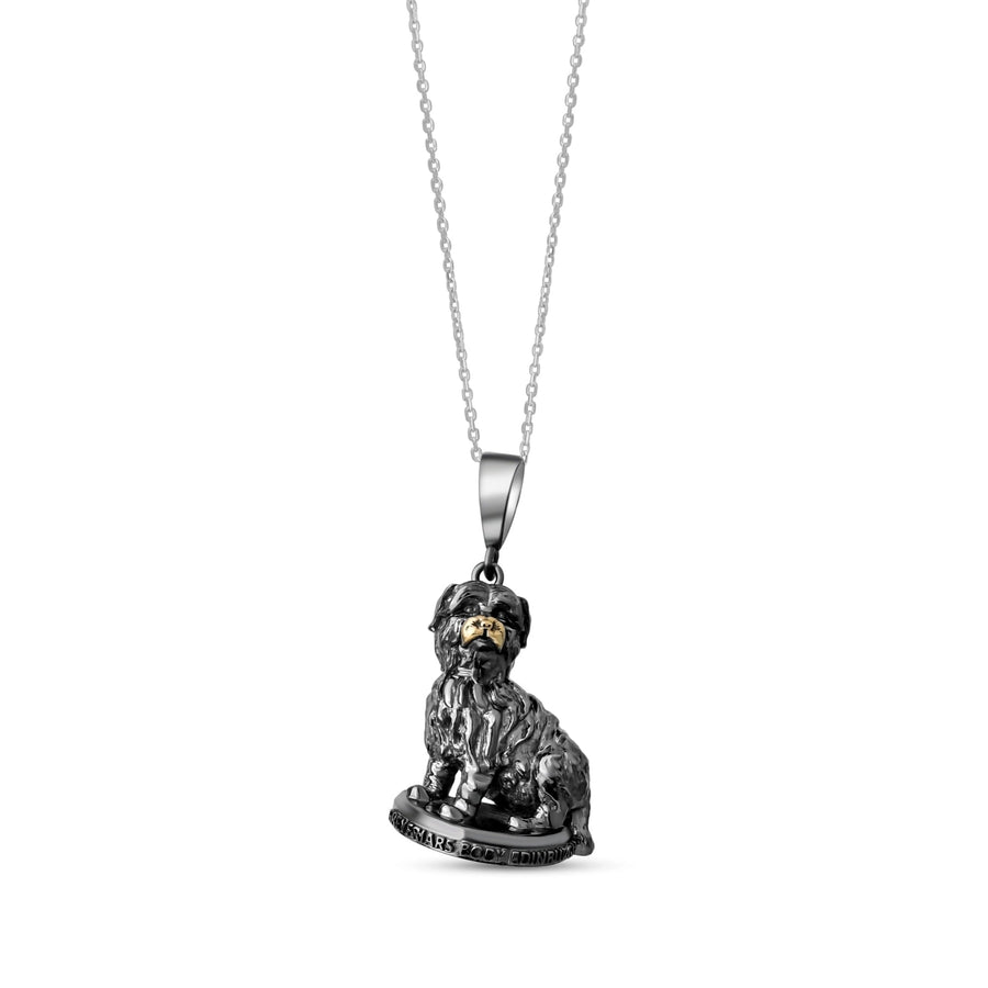 9ct Gold Greyfriars Bobby Pendant – Edinburgh’s Loyal Dog by Kolié Fine Jewellery - Kolié
