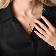 9ct Gold Greyfriars Bobby Pendant – Edinburgh’s Loyal Dog by Kolié Fine Jewellery - Kolié Fine Jewellery