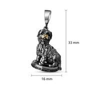 9ct Gold Greyfriars Bobby Pendant – Edinburgh’s Loyal Dog by Kolié Fine Jewellery - Kolié Fine Jewellery