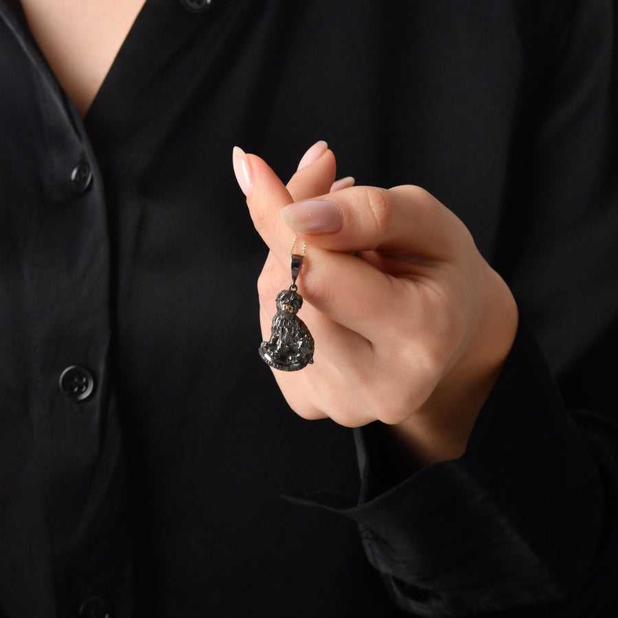 9ct Gold Greyfriars Bobby Pendant – Edinburgh’s Loyal Dog by Kolié Fine Jewellery - Kolié