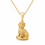 9ct Gold Greyfriars Bobby Pendant – Edinburgh’s Loyal Dog by Kolié Fine Jewellery - Kolié Fine Jewellery