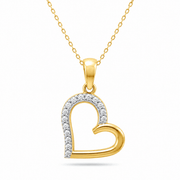 9ct Gold Heart Pendant - Pendant Only - Kolié Fine Jewellery