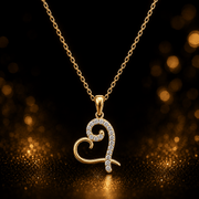 9ct Gold Heart Pendant - Pendant Only - Kolié Fine Jewellery
