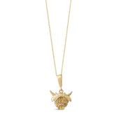 9ct Gold Highland Cow Pendant – Scottish Jewellery by Kolié Fine Jewellery - Pendant Only - Kolié