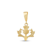 9ct Gold Large Thistle Pendant – Scottish Heritage Jewellery - Kolié