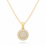 9ct Gold Round Pendant - Pendant Only - Kolié Fine Jewellery