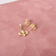 9ct Gold Thistle Stud Earrings – Scottish Jewellery by Kolié Fine Jewellery Edinburgh - Kolié