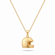 14ct Gold Motorbike Helmet Pendant – Pendant Only