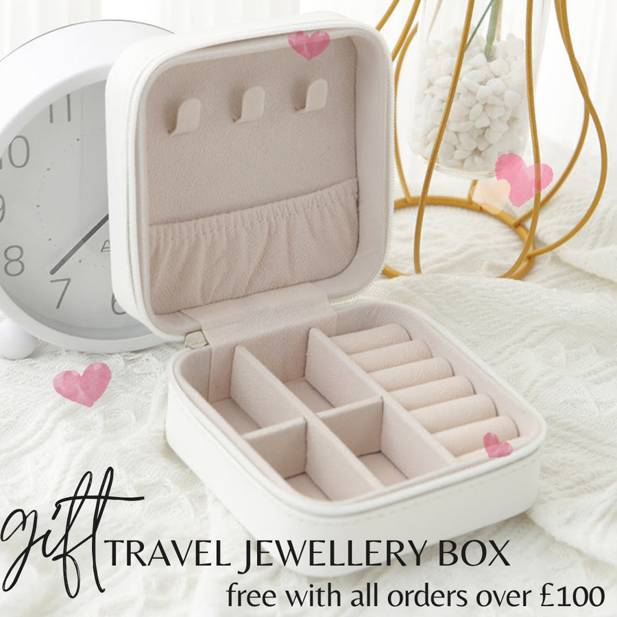 Kolié Travel Jewellery box as a free gift with all orders over £100 - valid for kolie.co.uk