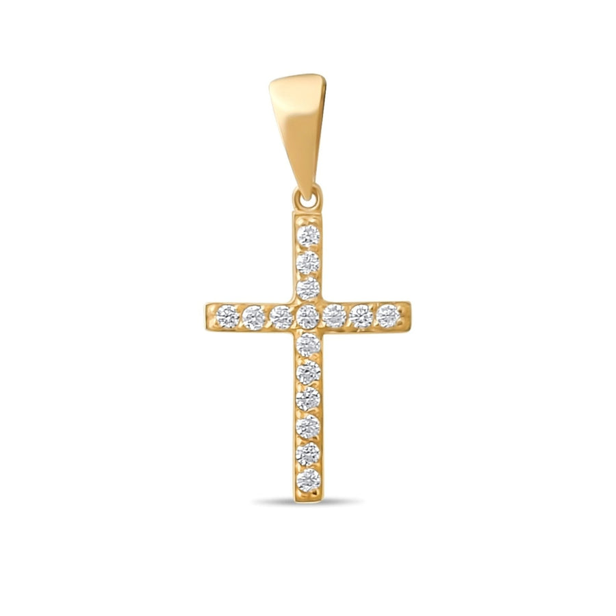 Kolié 14ct Solid Gold Cross Pendant | Pendant Only - Kolié