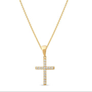 Kolié 14ct Solid Gold Cross Pendant | Pendant Only - Kolié