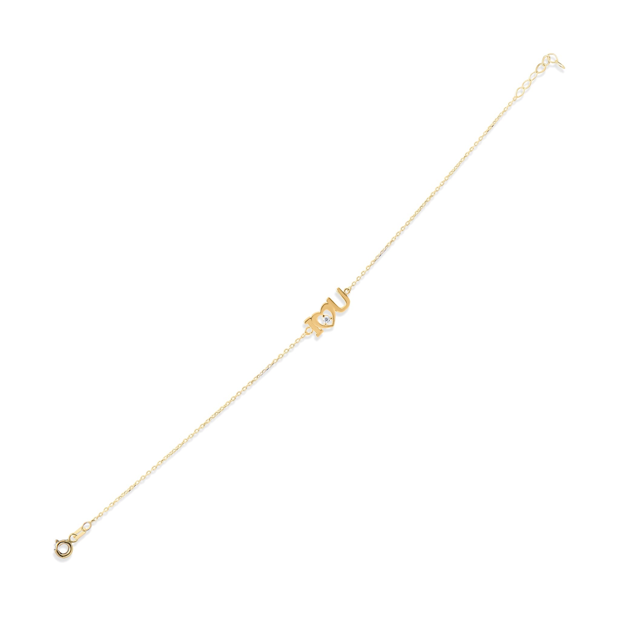 Kolié 9ct Gold "Love" Bracelet - Elegant Romance - Kolié