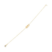 Kolié 9ct Gold "Love" Bracelet - Elegant Romance - Kolié