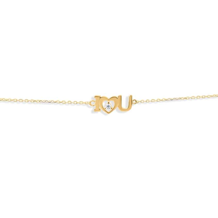 Kolié 9ct Gold "Love" Bracelet - Elegant Romance - Kolié