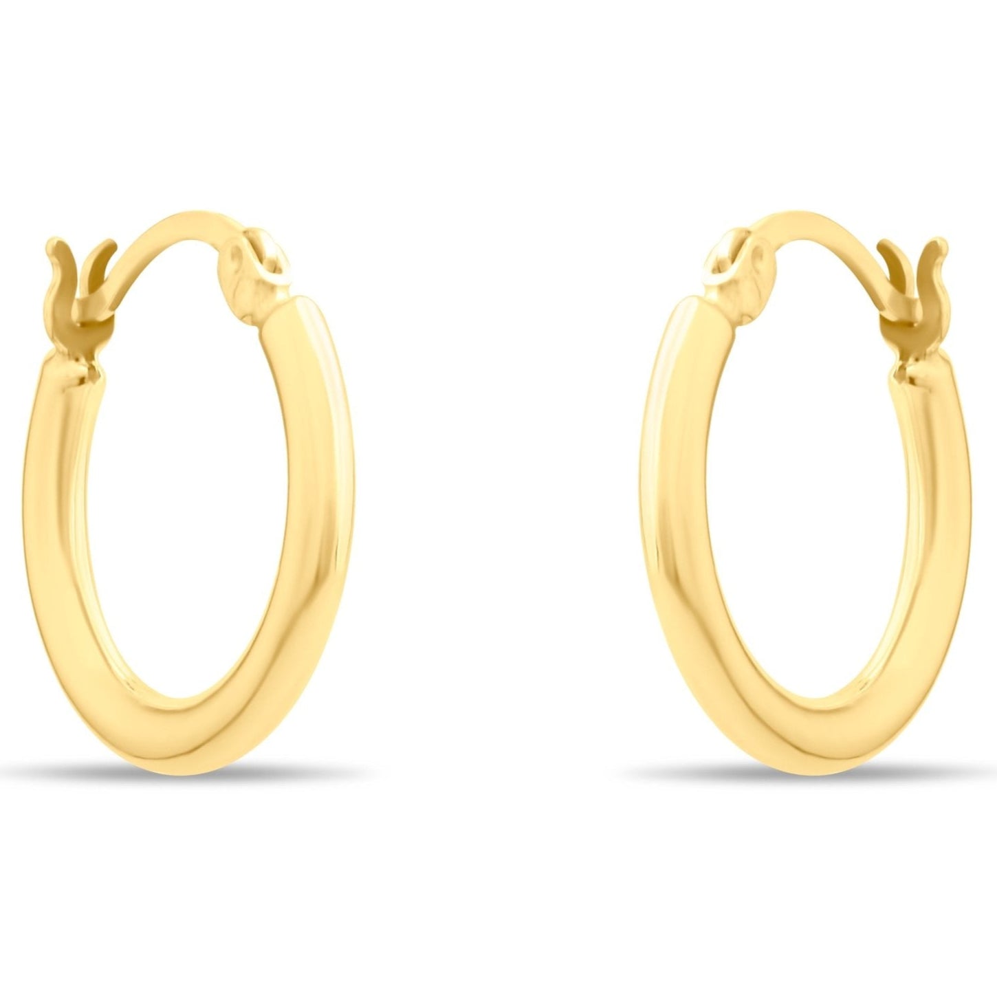 Kolié 9ct Solid Gold Classic Hoop Earrings - Kolié