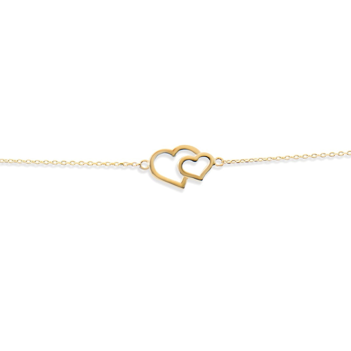 Kolié 9ct Solid Gold Heart Bracelet - Love on Your Wrist - Kolié