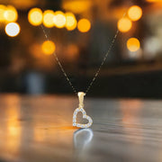 Kolié Cubic Zirconia Open Heart Pendant - Radiant Allure - Pendant Only - Kolié