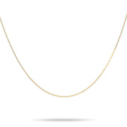Kolié Elegant 9ct Yellow Gold Forzatina Chain Necklace - Luxury Design & Craftsmanship - Kolié