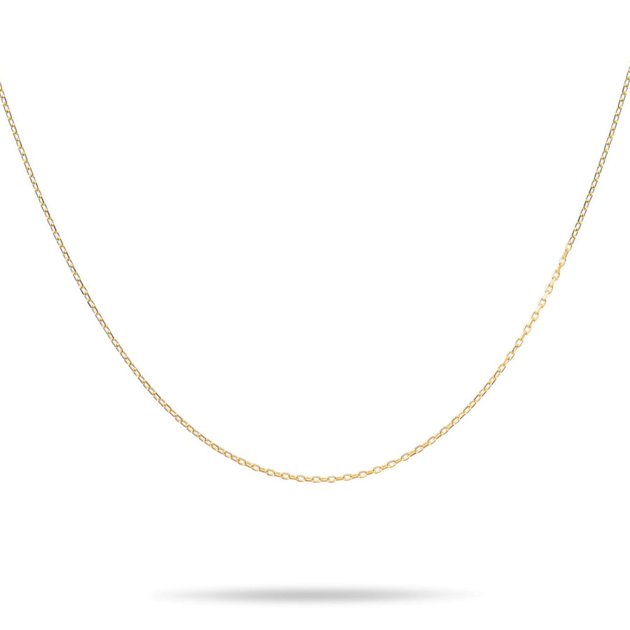 Kolié Elegant 9ct Yellow Gold Forzatina Chain Necklace - Luxury Design & Craftsmanship - Kolié