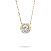 Kolié Gold Halo Necklace - A Circle of Light - Kolié