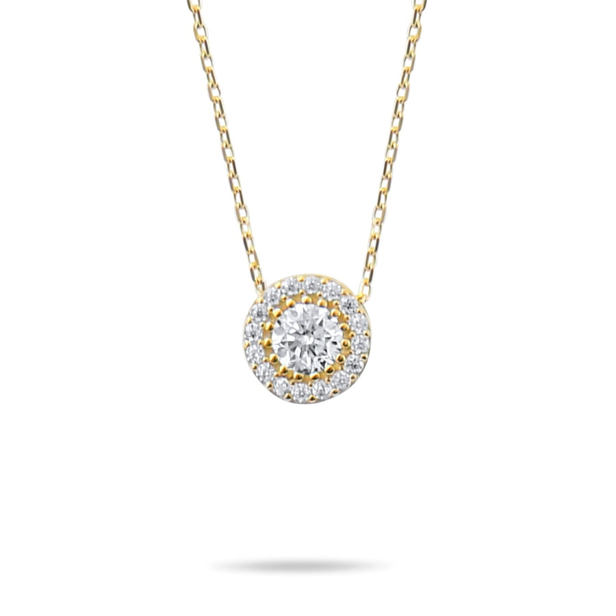 Kolié Gold Halo Necklace - A Circle of Light - Kolié