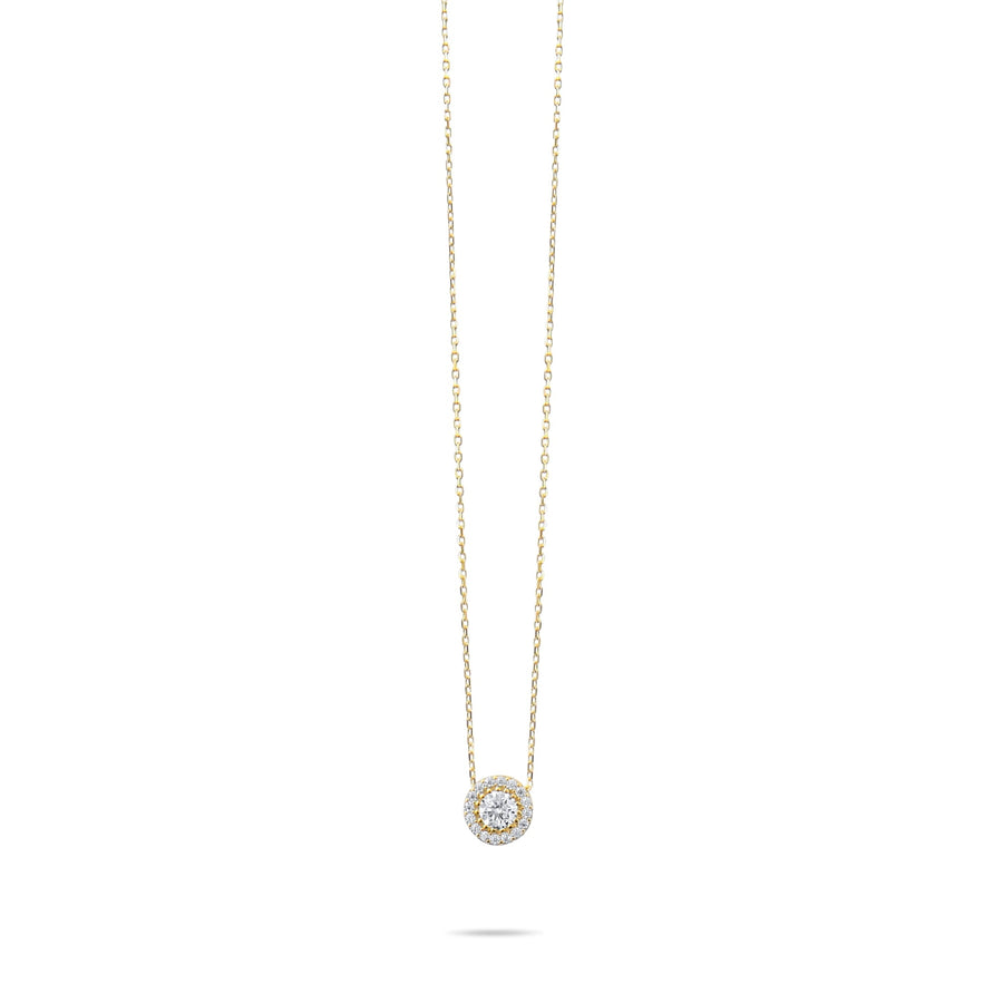 Kolié Gold Halo Necklace - A Circle of Light - Kolié