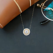 Kolié Gold Halo Necklace - A Circle of Light - Kolié