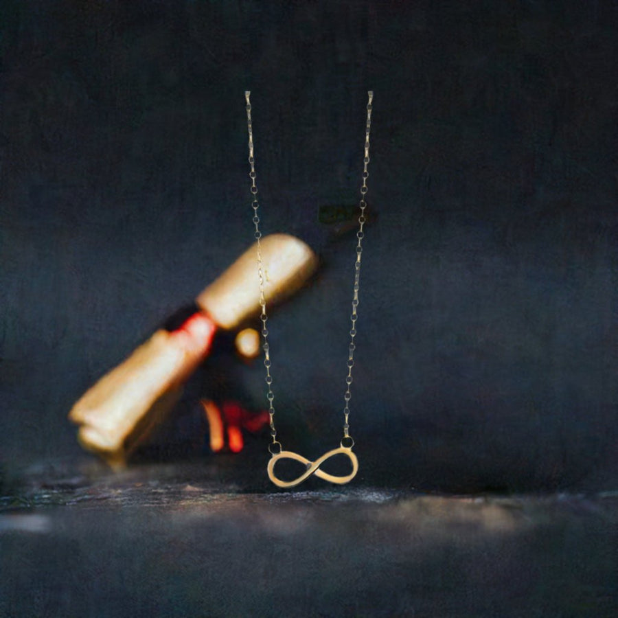 Kolié Infinity Necklace Gold - Forever Chic - Kolié