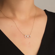 14ct Gold Infinity Necklace