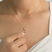 14ct Gold Santa Hat Pendant