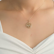 14ct Gold Cancer Zodiac Pendant – Pendant Only