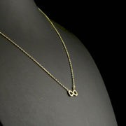 9ct Gold Necklace - Infinity