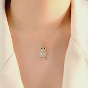 14ct Gold Owl Pendant – Pendant Only