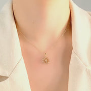 14ct Gold Lotus Pendant - Pendant Only