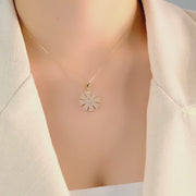 14ct Gold Sunburst Pendant - Pendant Only