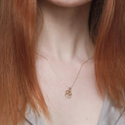 14ct Gold Four Leaf Clover Pendant - Lucky Charm Jewellery - Pendant Only