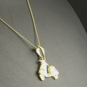 14ct Gold Scooter Pendant – Pendant Only