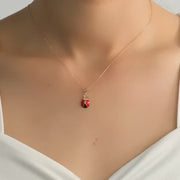 14ct Gold Ladybird Pendant – Pendant Only