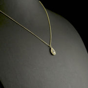 9ct Gold Teardrop Necklace - Chain Included