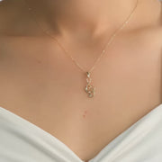 14ct Solid Gold Musical Note Pendant - Pendant Only